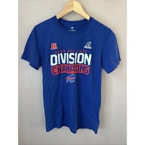 Buffalo Bills 2020 AFC East Division Champions T-Shirt Men’s Small Blue NFL